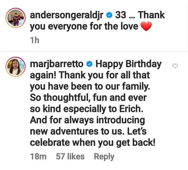 Marjorie Barretto pens heartfelt birthday greeting for Gerald Anderson