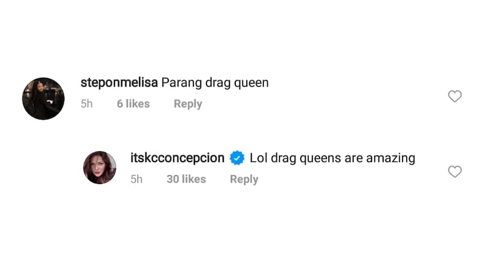 KC Concepcion shuts down basher who compared her to drag queens
