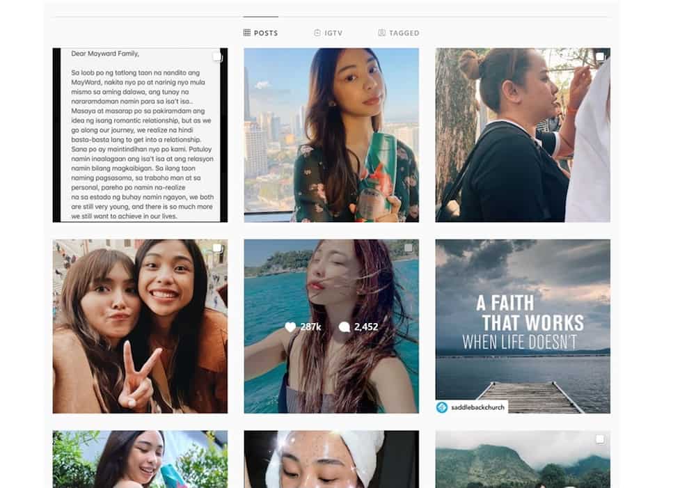 Maymay Entrata deletes pictures of Edward from her IG after admitting their real score Maymay Entrata deletes pictures of Edward from her IG after admitting their real score