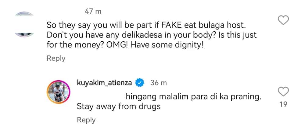Kuya Kim Atienza claps back at netizen who bashed him for being rumored ...