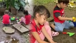 Anak nina Korina Sanchez at Mar Roxas, kinaaliwan sa pagiging matatas sa Wikang Hiligaynon