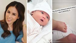 Toni Gonzaga gushes over daughter Baby Polly’s cute little feet