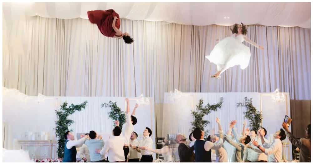 Kakaibang wedding reception sa Quezon City, viral sa social media