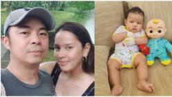 Neri Miranda shares cute pic of baby Cash who turned 3 months old: “Pang 9 months na damit mo”
