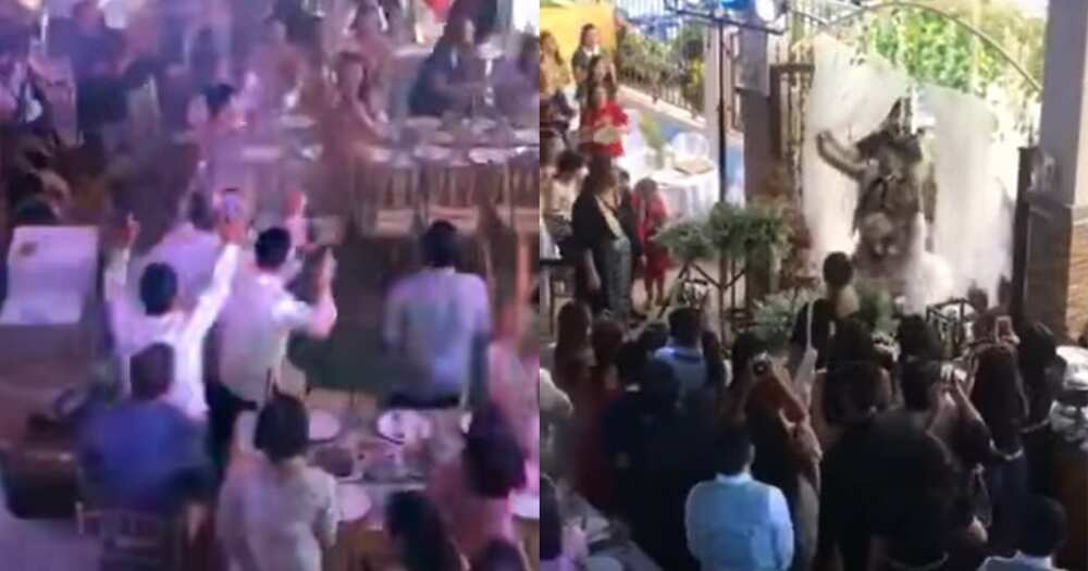 Newlyweds, 'Kay Leni Tayo' ang ginamit na kanta sa pagpasok nila sa reception Newlyweds, 'Kay Leni Tayo' ang ginamit na kanta sa pagpasok nila sa reception