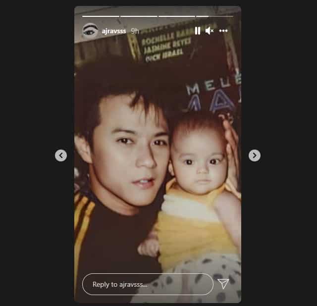 AJ Raval posts baby pic with her dad Jeric after Aljur posted about Kylie