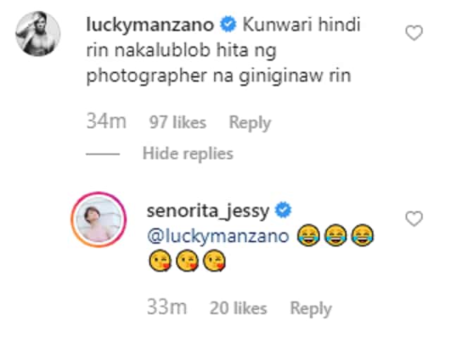 Jessy Mendiola posts daring photo; Luis Manzano reacts