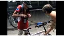 87-anyos na naglalakad mula Pasay hanggang Makati, naregaluhan ng bisikleta