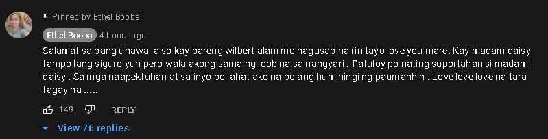 Ethel Booba, nagpakumbaba, wala raw sama ng loob kay Madam Inutz