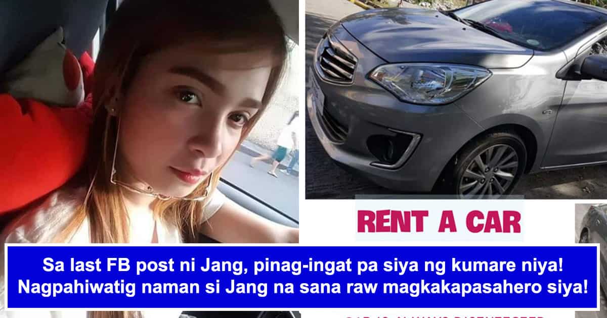 Jang Lucero's last FB post shows premonition from kumare, "Ingat Madz"