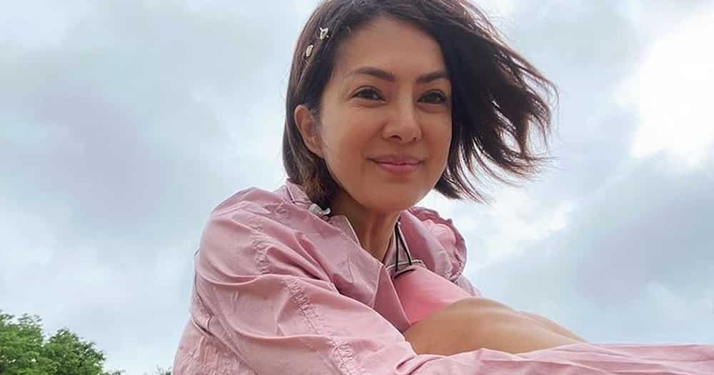 Alice Dixson announced the arrival of her first baby at 51