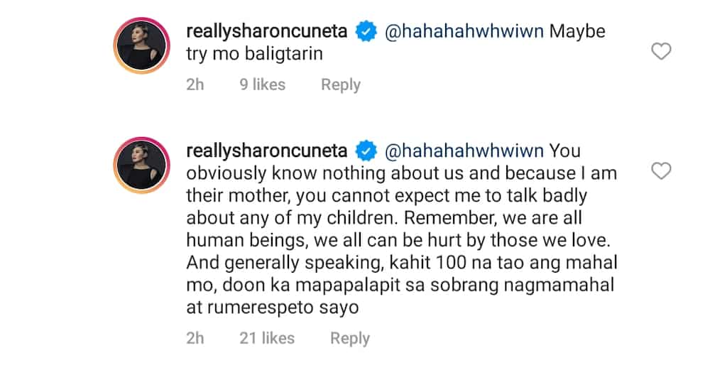 Sharon Cuneta, inalmahan ang netizen sa komento nito sa kanyang pagsorpresa sa anak