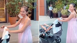 Video ni Kris Bernal na solong pinapasyal si Baby Hailee, viral: "In her hands-on momshe era"