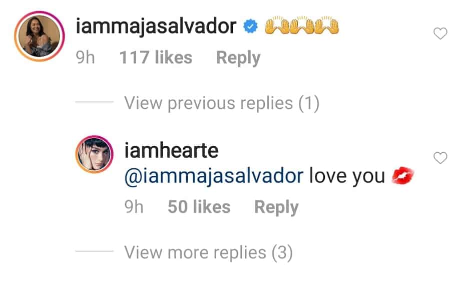 Maja Salvador, Katrina Halili react to Heart Evangelista's IG post ...