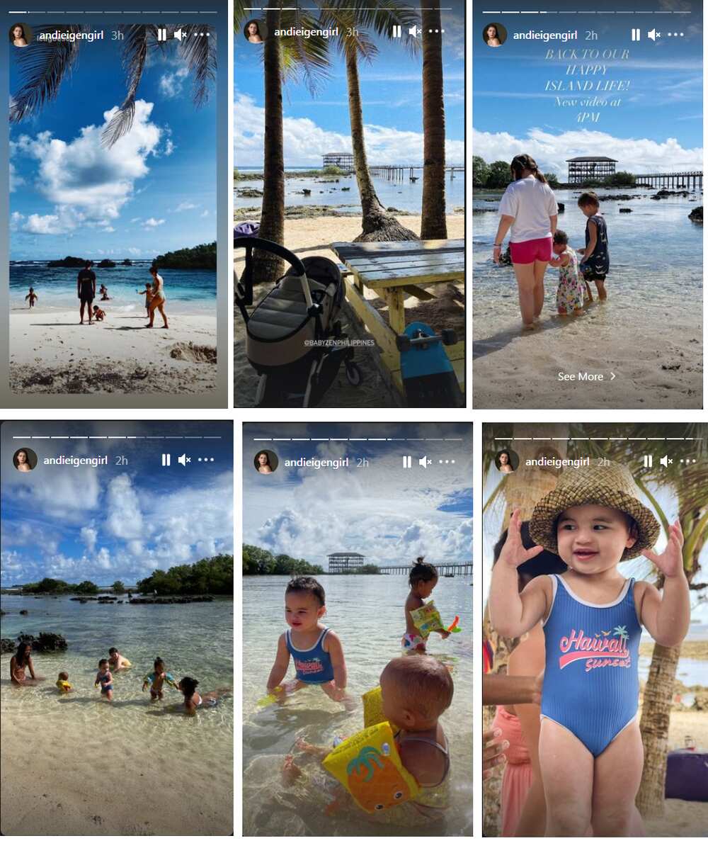 Andi Eigenmann, family return to Siagao with baby Koa; Andi posts photos