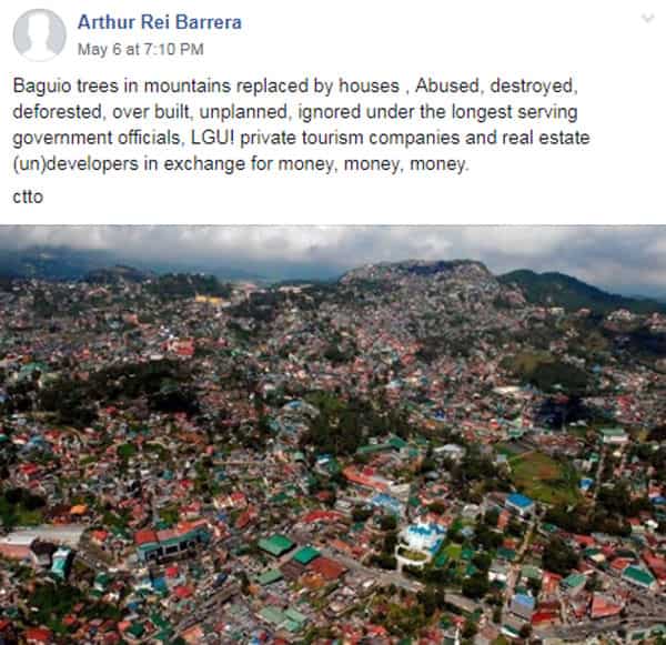 'Di na amoy pine tree' - Aerial view of Baguio City breaks a lot of netizens' hearts