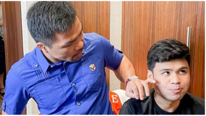 Jinkee Pacquiao shares heartwarming moment of husband Manny Pacquiao and son Michael Pacquiao