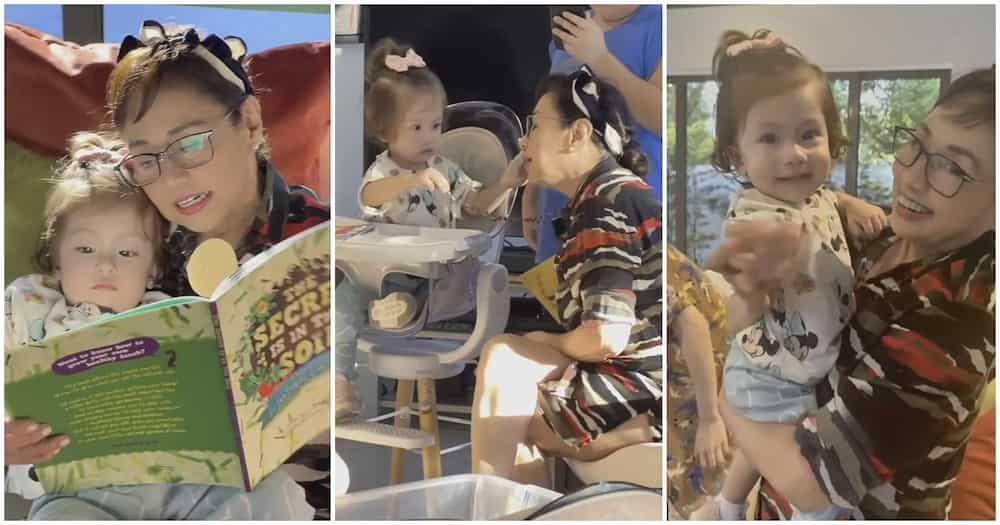 Video ng bonding moments nina Vilma Santos at Baby Peanut, viral