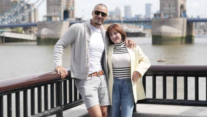 Cheska Garcia and Doug Kramer spend some quality time in London