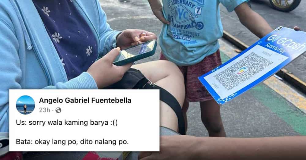 Pic ng Pinoy na namamalimos gamit ang QR code para sa mga taong walang cash on hand, viral Pic ng Pinoy na namamalimos gamit ang QR code para sa mga taong walang cash on hand, viral