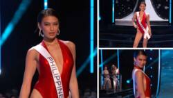 Michelle Dee, pagrampa niya sa Miss Universe 2023 swimsuit prelims, hinangaan
