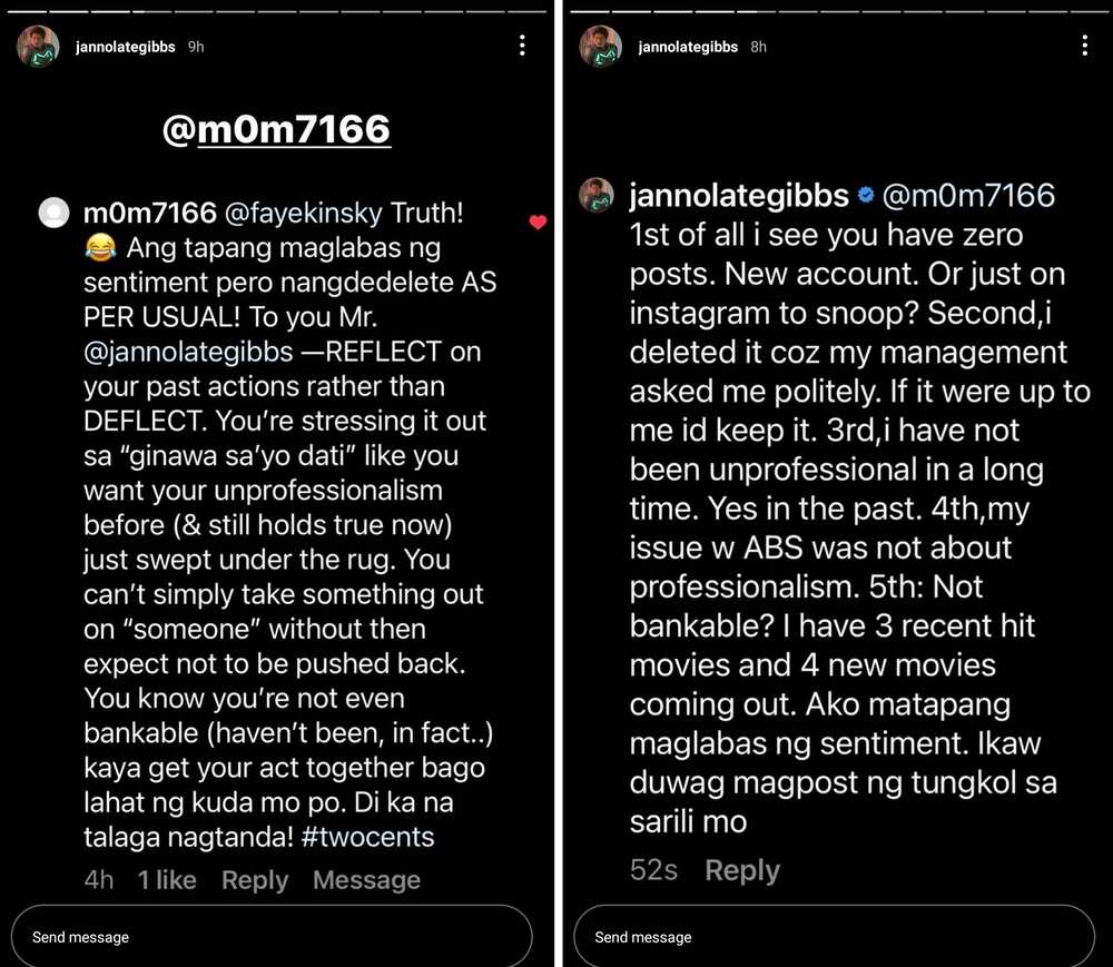 Janno Gibbs slams netizen who called him ‘unprofessional’ & ‘not bankable’