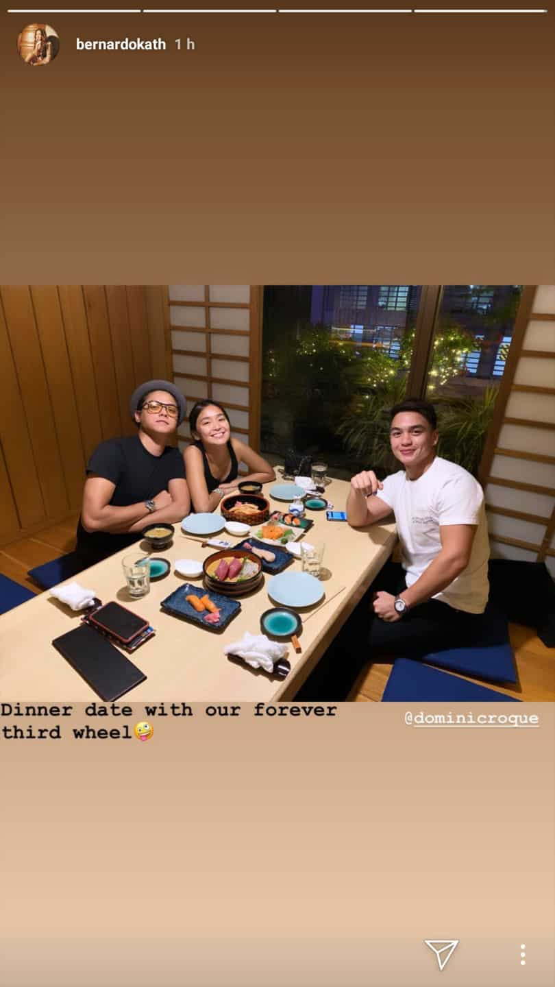 Kathryn Bernardo and Daniel Padilla enjoy dinner date with their 'forever third wheel'