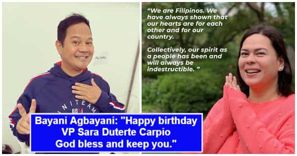 Bayani Agbayani pens birthday message for vice president-elect Sara ...