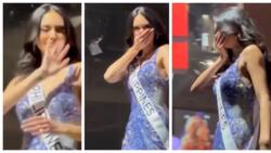 Video of Celeste Cortesi crying while leaving Miss Universe stage breaks hearts online
