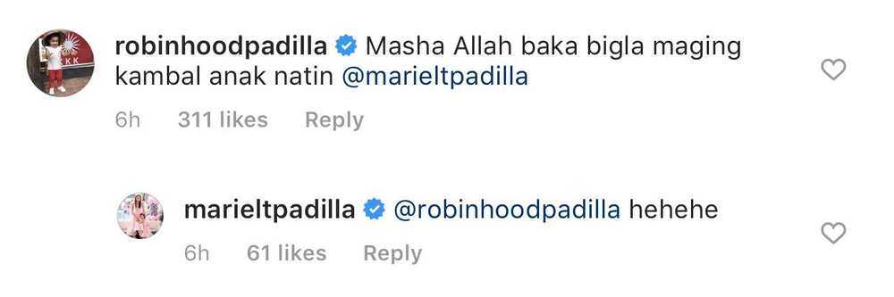 Mariel Padilla imitates Daniela Mondragon meme; Robin Padilla reacts