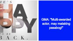 GMA-7 teases about renowned actor who is "happy to be back"