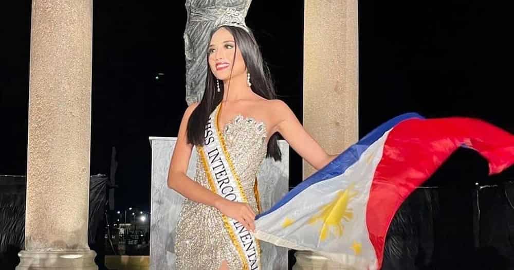 Miss Intercontinental Cindy Obeñita, ipinasilip ang kanyang koronang nasa 18 million pesos ang halaga