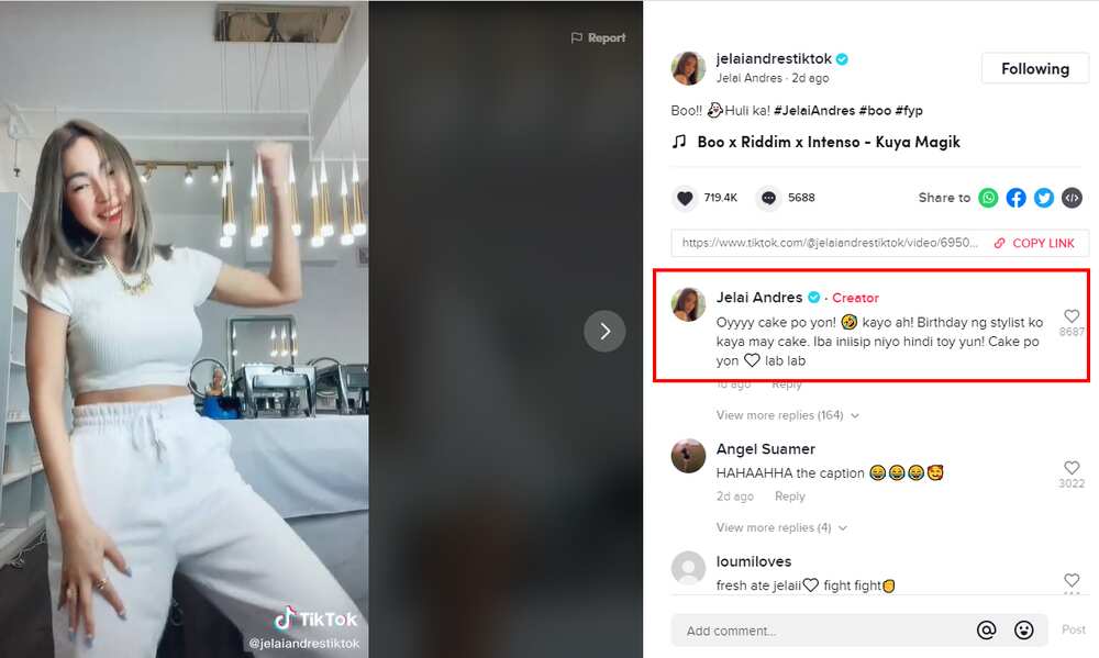 Jelai Andres, nagpaliwanag kaugnay sa nag-viral na TikTok video niya