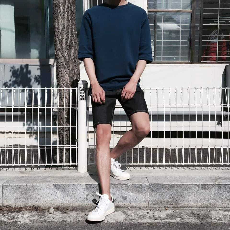 korean outfit for men shorts