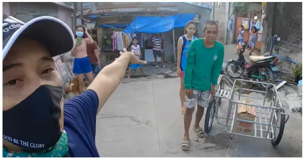 Lalaking napa-upo sa sobrang gutom, nabiyayaan ng pedicab mula pa rin sa vlogger