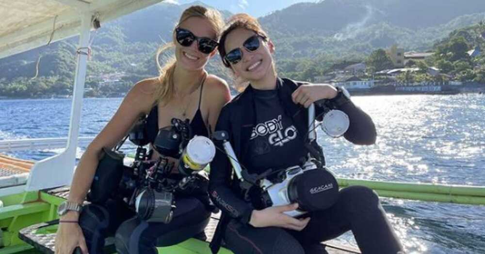 Pinulikat! Jennylyn Mercado experiences underwater scare while scuba diving in Batangas