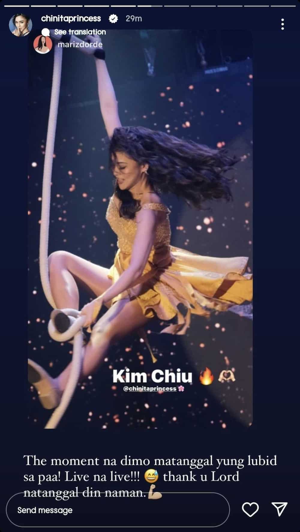 Kim Chiu, inalala ang buwis-buhay performance niya sa 'It's Showtime'