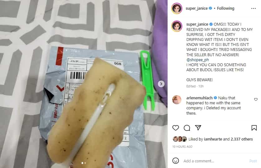Janice de Belen warns netizens after sharing her online shopping experience