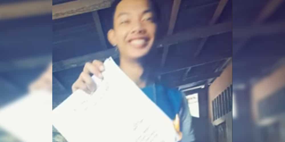 Video of male student burning his class modules goes viral