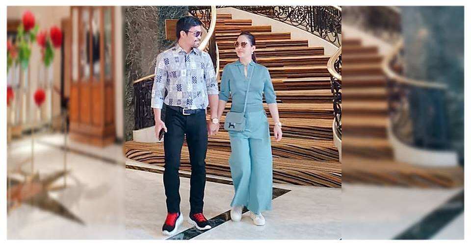 Trendy and fashionable airport outfits of Jinkee Pacquiao