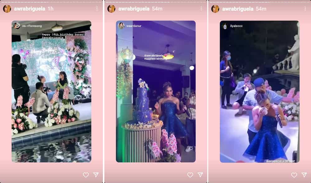 Awra Briguela reposts glimpses of his stunning 18th birthday party