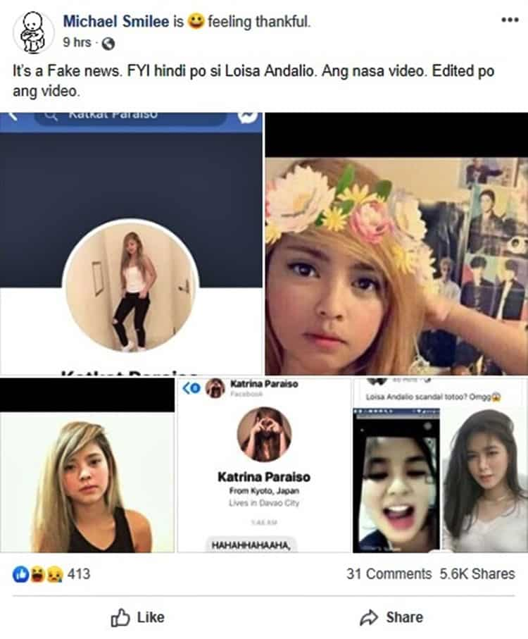 Meet Katrina Paraiso Simangan Alleged Owner Of Loisa S Alleged Video Scandal KAMI COM PH