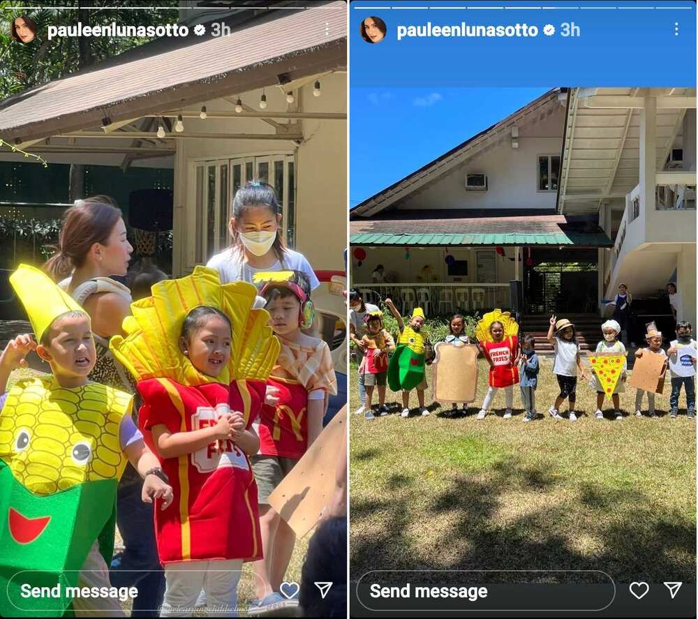 Pauleen Luna shares adorable snaps of Tali Sotto wearing cute French fries costume