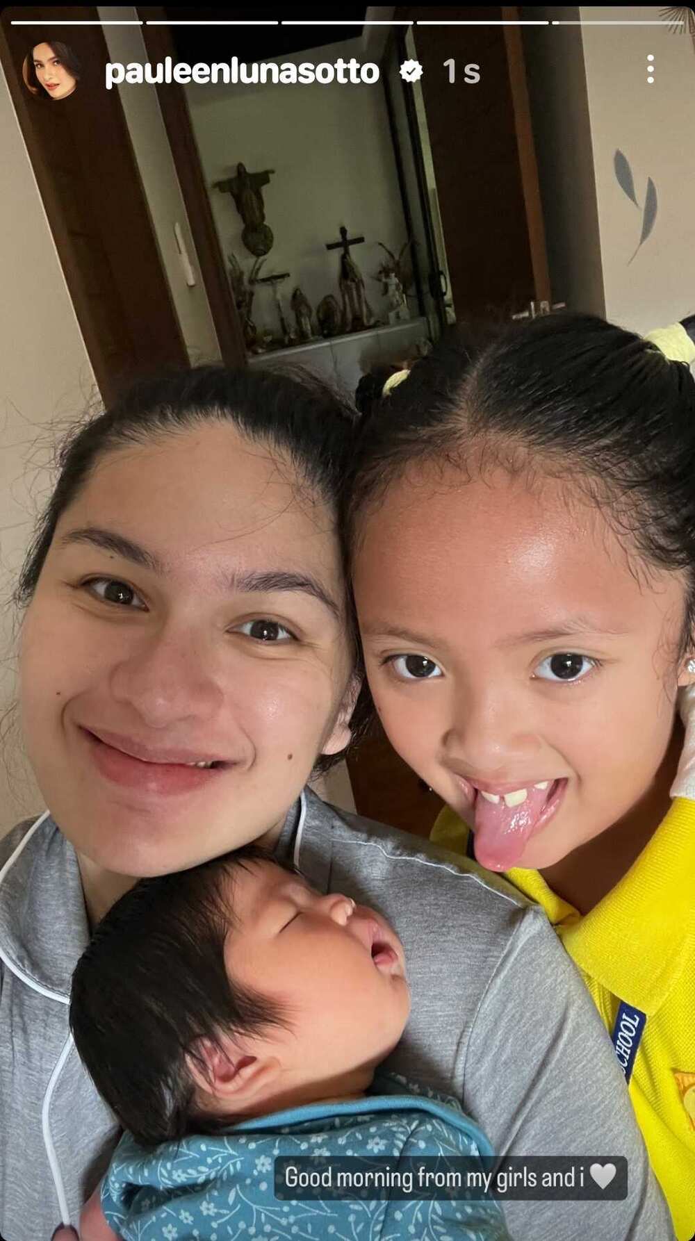 Pauleen Luna shares adorable snap with Tali and Baby Mochi