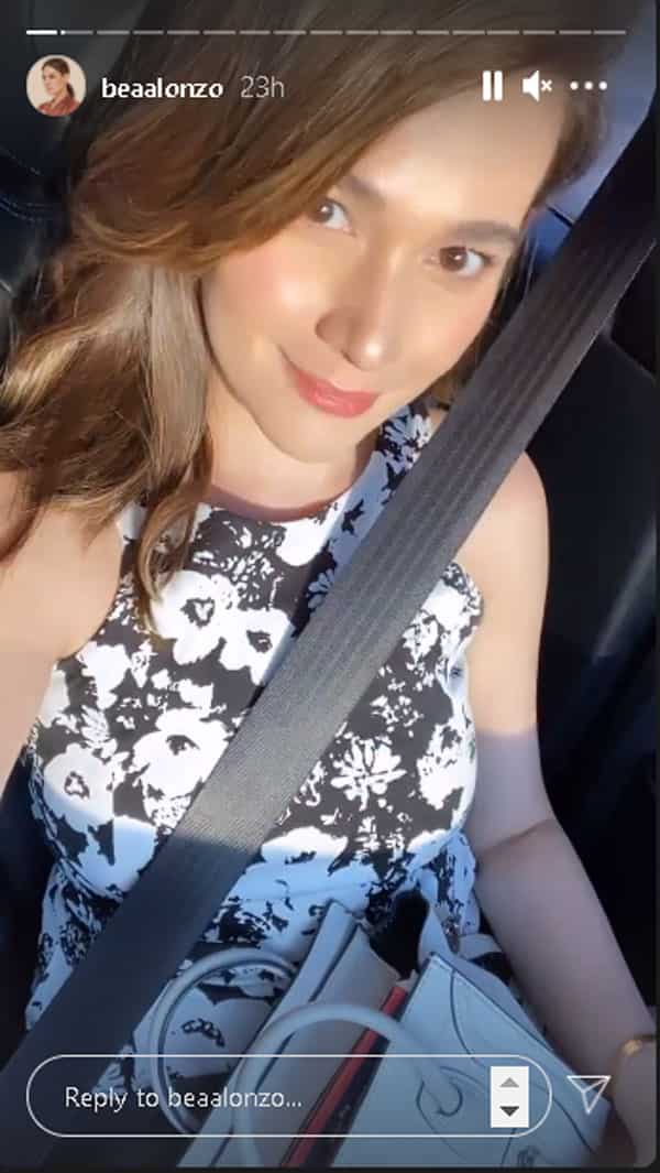 Bea Alonzo posts video of a happy, blooming actress, ready to take on anything
