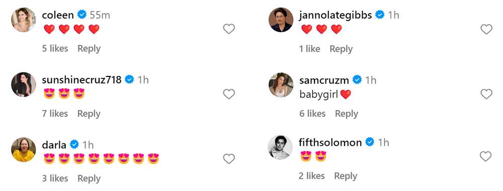 Sunshine Cruz and other celebs react to Diego Loyzaga’s new post about his baby Sunshine Cruz and other celebs react to Diego Loyzaga’s new post about his baby
