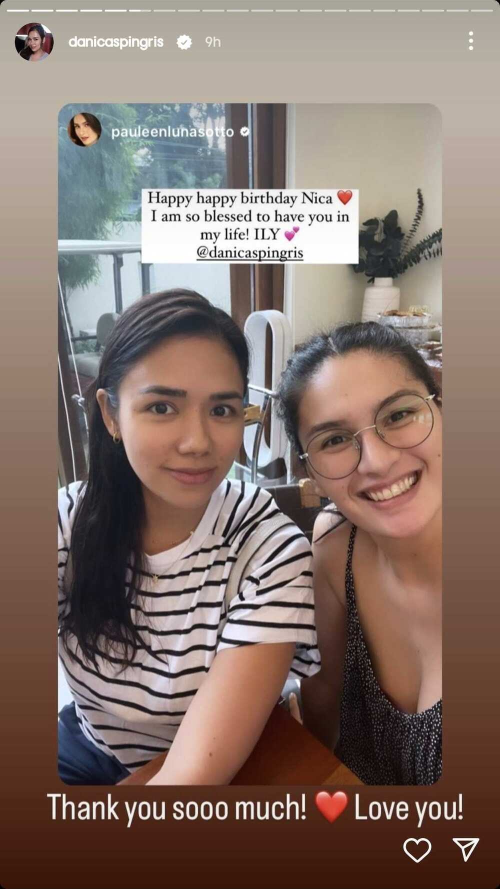 Pauleen Luna pens a sweet birthday message for her stepdaughter Danica Sotto