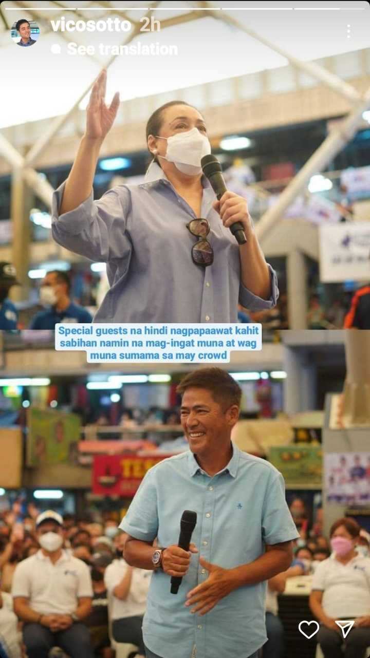 Vico Sotto matapos dumalo nina Vic Sotto, Coney Reyes sa kanyang campaign kickoff: “hindi nagpapaawat”