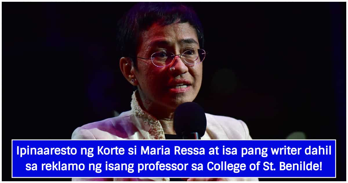 Rappler’s Maria Ressa Faces Another Cyber Libel Case Filed By A ...