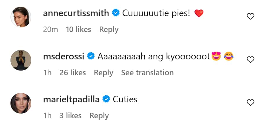 Anne Curtis, other celebs gush over Solenn Heussaff’s daughters’ lovely snap Anne Curtis, other celebs gush over Solenn Heussaff’s daughters’ lovely snap